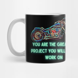 motorcycle powerful quote Mug